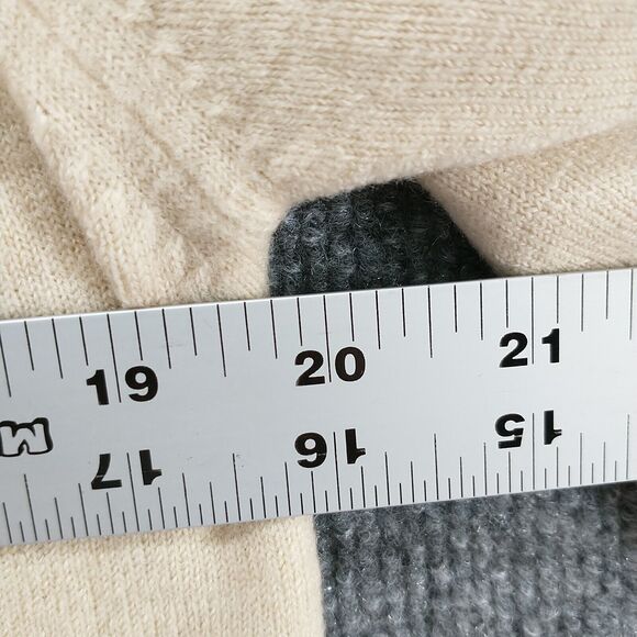 Wolf & Dessauer Men's Sweater Tan M High Neck Pullover Long Sleeve Knit Comfort - Picture 13 of 13